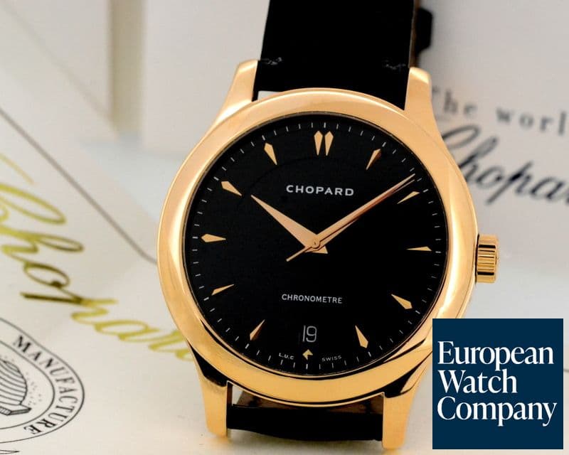 Image of Chopard L.U.C. 4.96 Classic Black Dial 18K RG Automatic 
