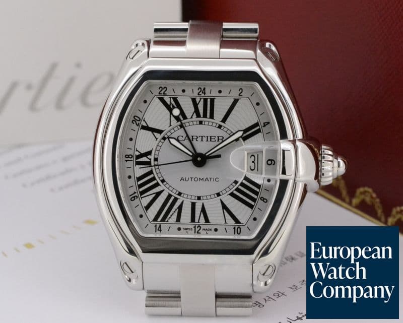 Image of Cartier Roadster GMT XL SS