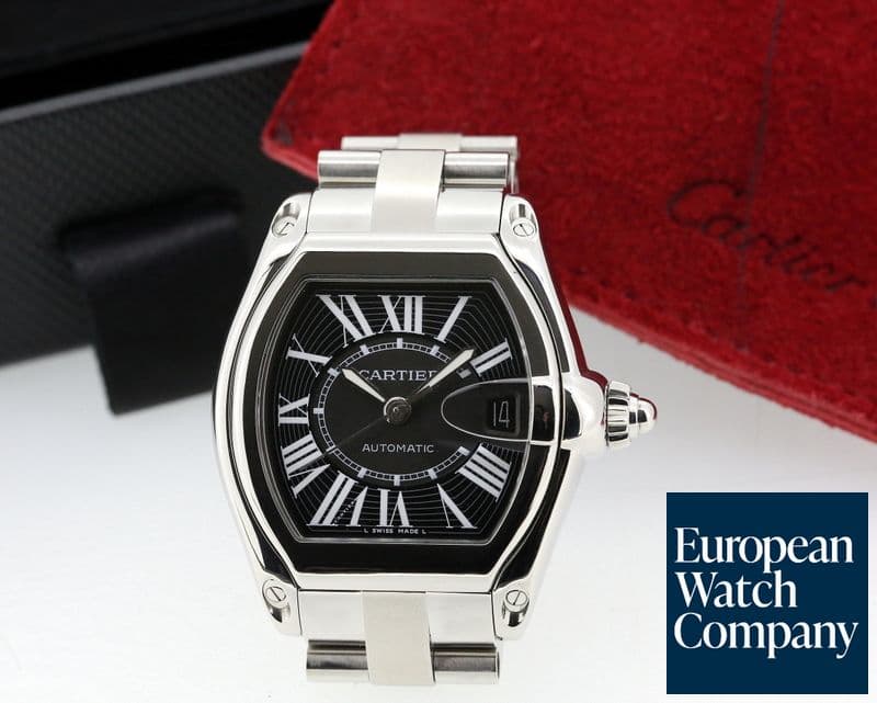 Image of Cartier Roadster Black Dial SS / SS