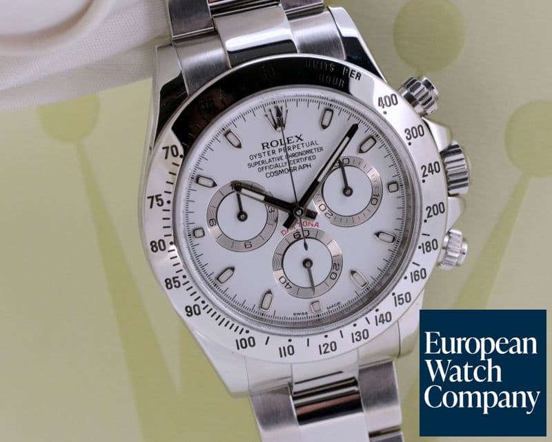 Image of Rolex Daytona White Dial SS 