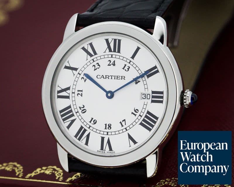 Image of Cartier Ronde Solo Quartz 36MM SS / Leather