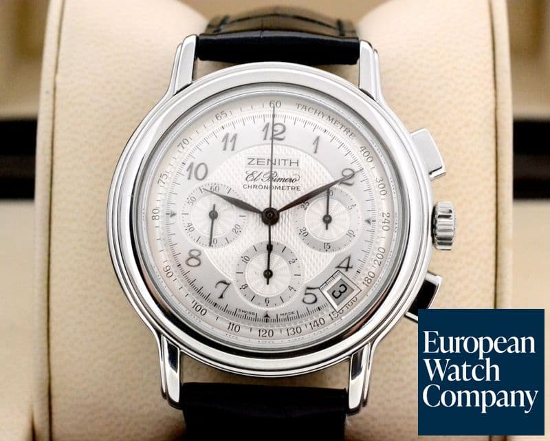 Image of Zenith Chronomaster Chronograph Silver Dial SS 