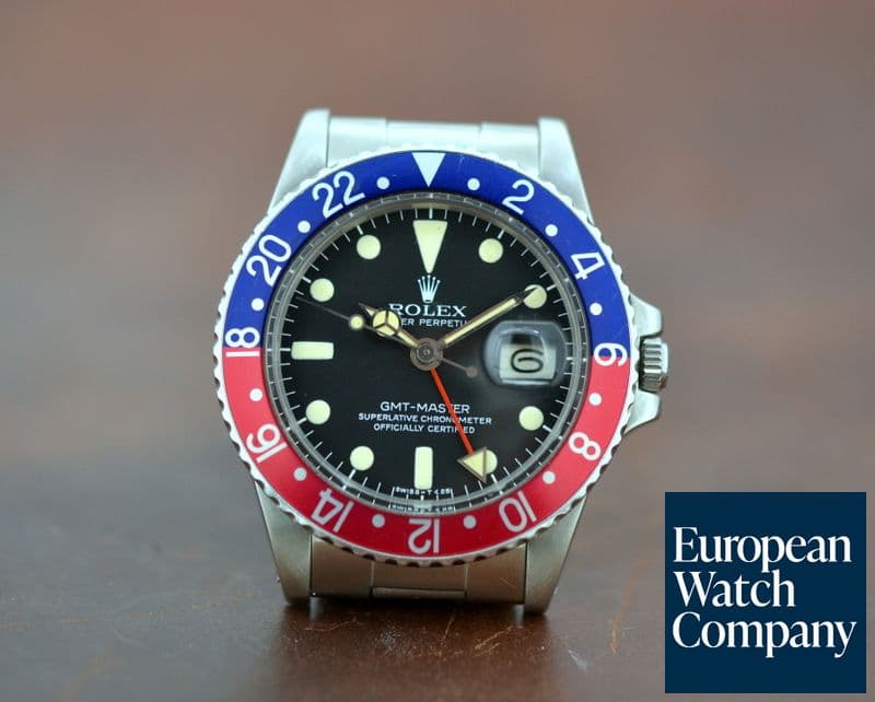 Image of Rolex Vintage GMT Master Blue / Red "Pepsi Bezel" Circa 1978