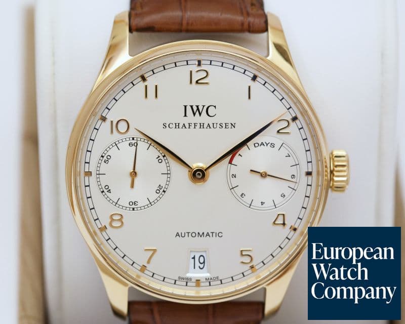 Image of IWC Portuguese 7 Day Automatic 18K Rose Gold
