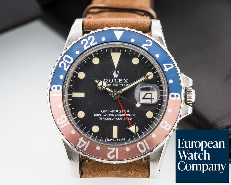Image of Rolex Vintage GMT Master Blue / Red "Pepsi Bezel"