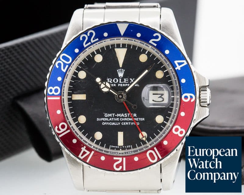 Image of Rolex Vintage GMT Master Blue / Red "Pepsi Bezel" "Small Hand"