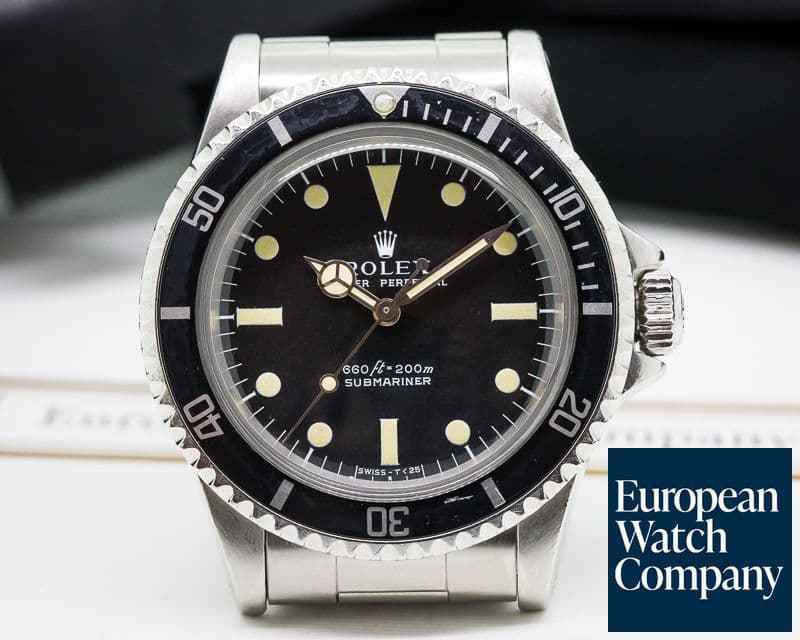 Image of Rolex Vintage "Serif" Matte Dial Submariner Circa 1974