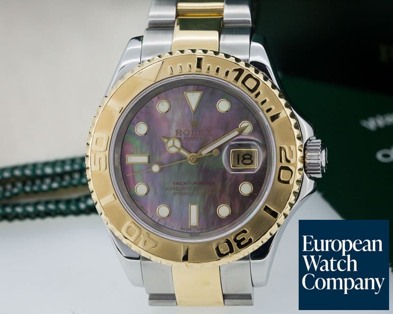 Image of Rolex Yacht Master 18K / SS Tahitian MOP Dial
