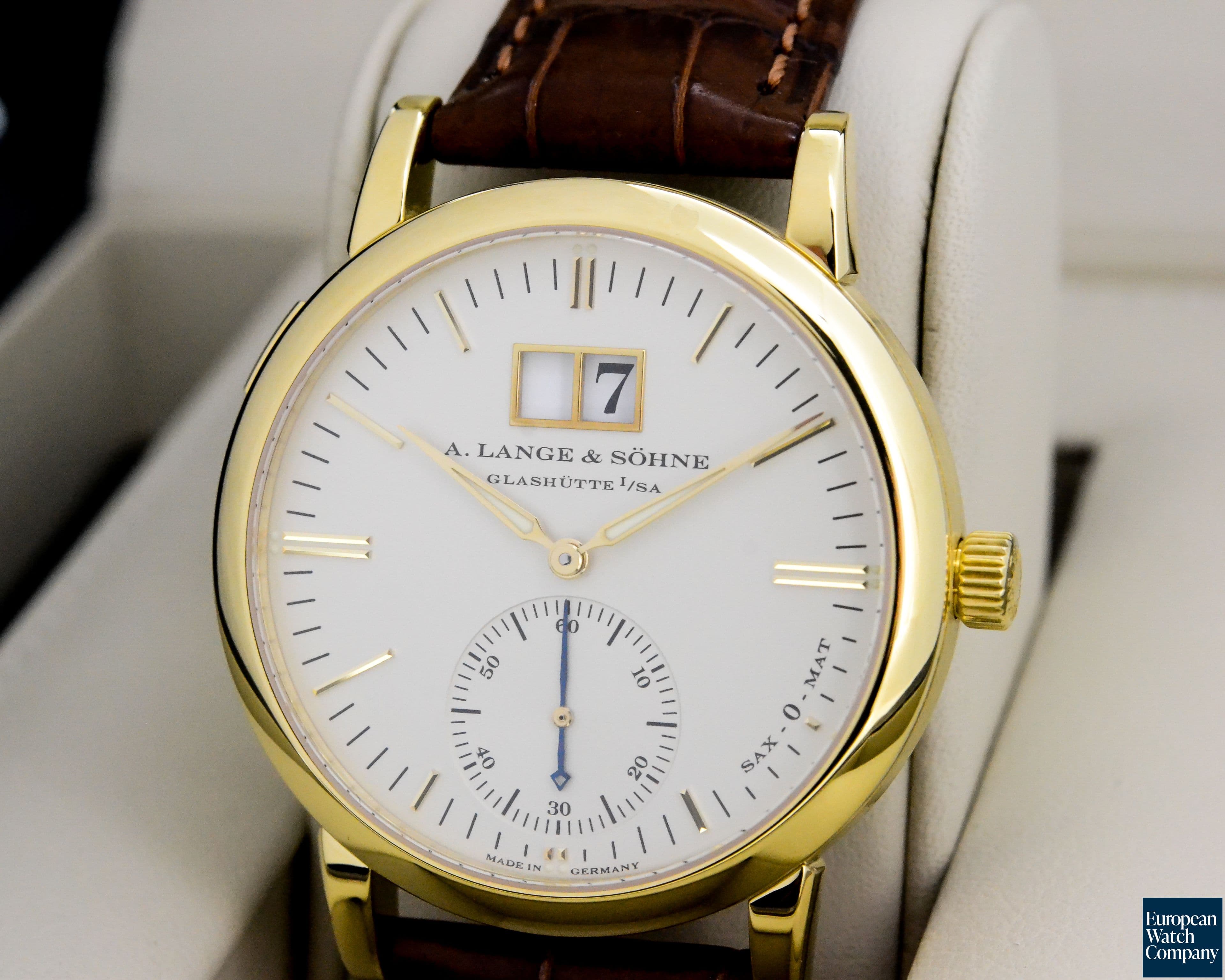 Image of A. Lange and Sohne Langematik SAX-O-MAT Automatic 18K Yellow Gold