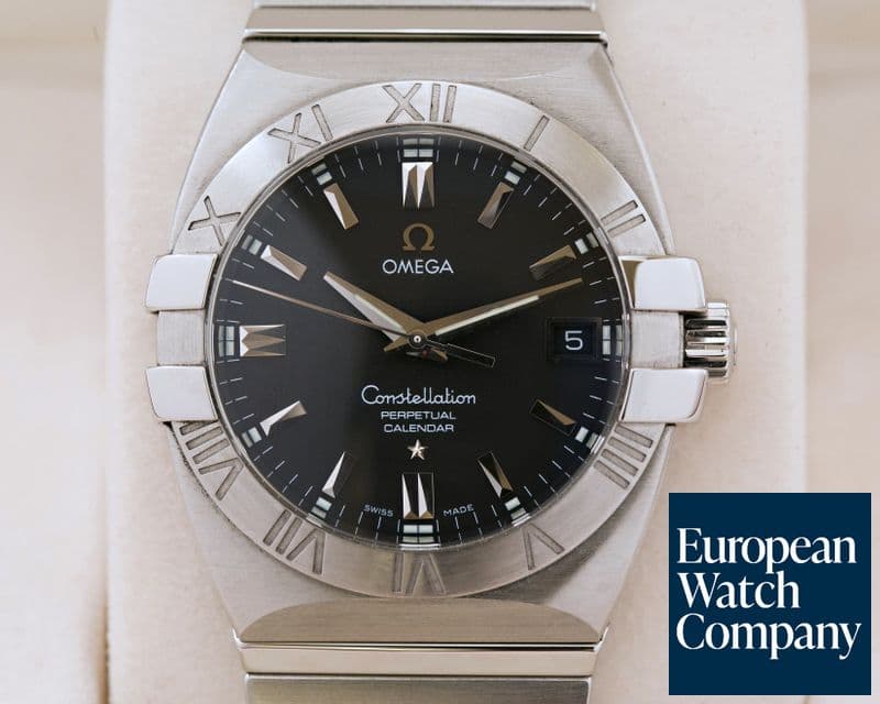 Image of Omega Double Eagle Quartz Black Dial SS
