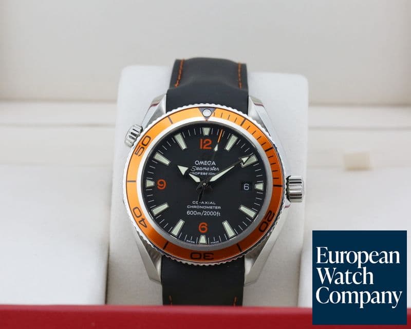 Image of Omega Seamaster Planet Ocean Orange Bezel