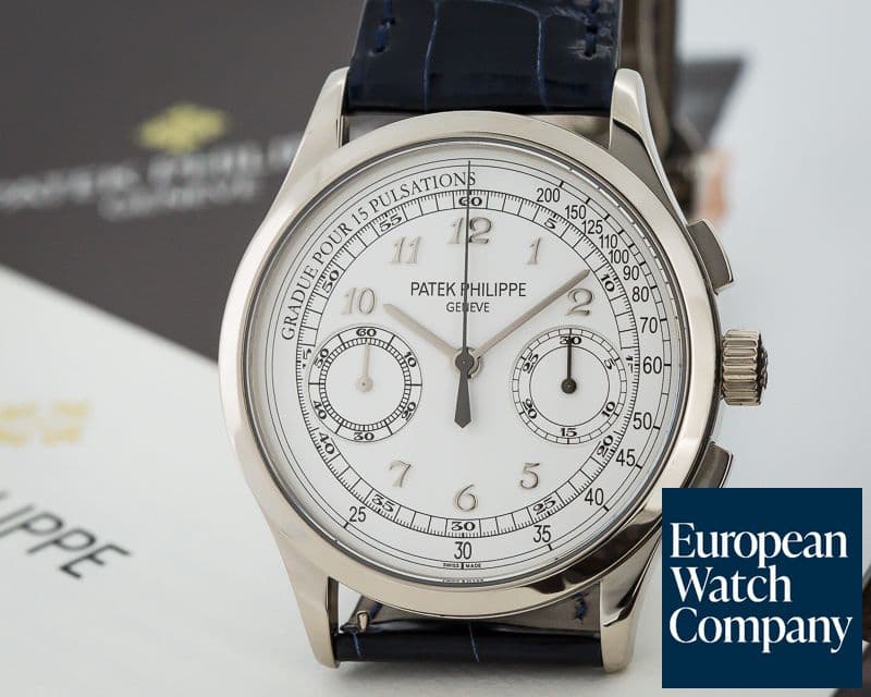 Image of Patek Philippe Chronograph 18K White Gold 