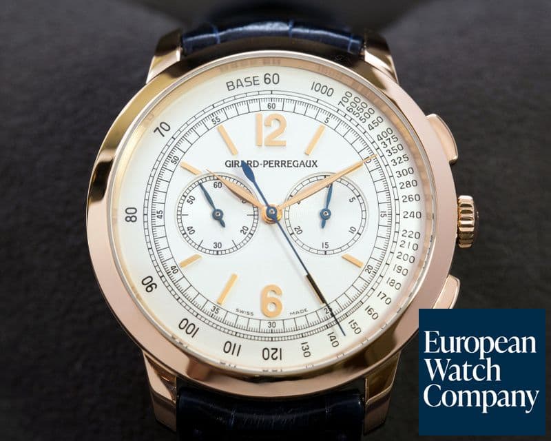 Image of Girard Perregaux 1966 Classique Chronograph 18K Rose Gold 