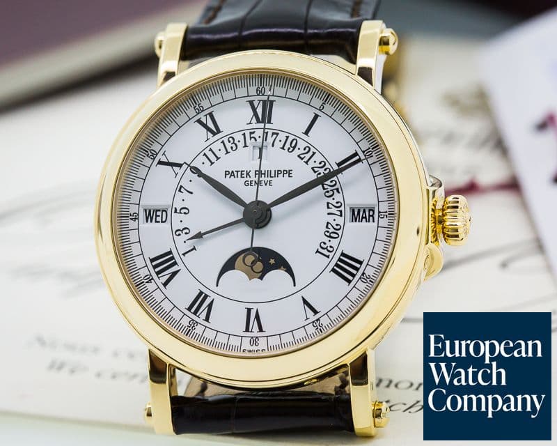 Image of Patek Philippe Retrograde Perpetual Calendar 18K Yellow Gold PP SERVICE 