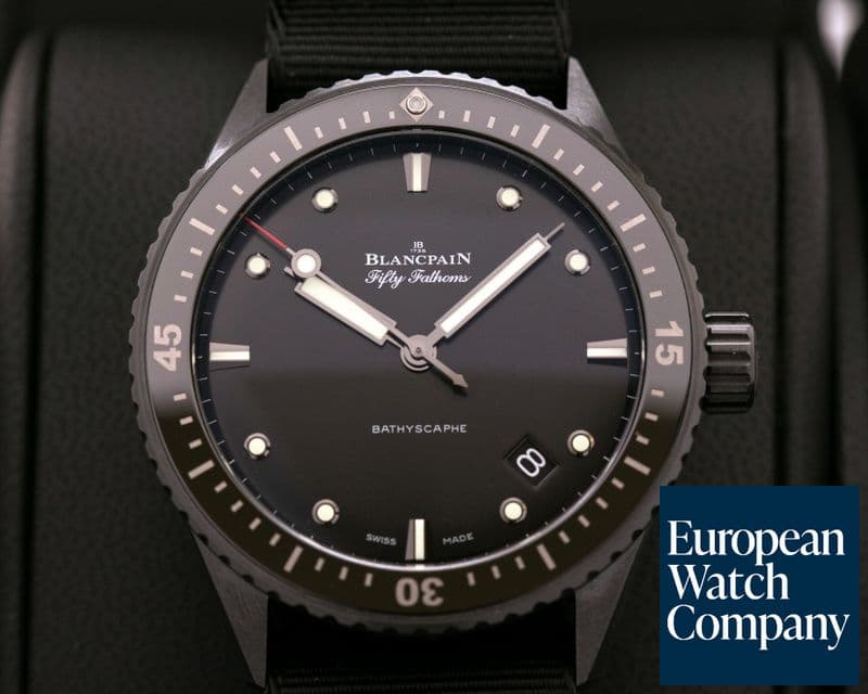 Image of Blancpain Fifty Fathoms Bathyscaphe Cramic