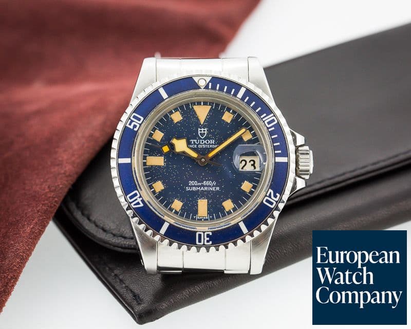 Image of Tudor Vintage Snowflake Submariner Blue Dial / Blue Bezel