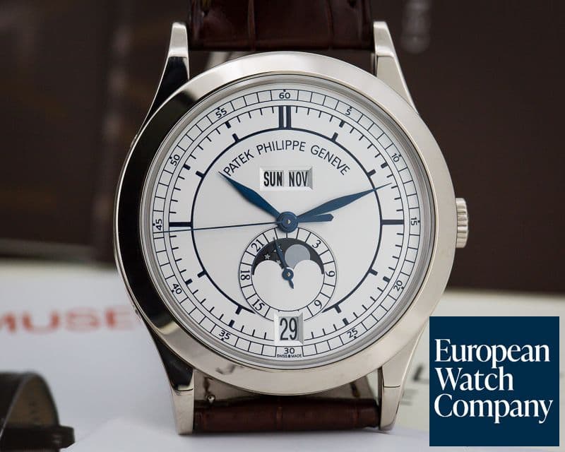 Image of Patek Philippe Annual Calendar Sector Dial 18K White Gold