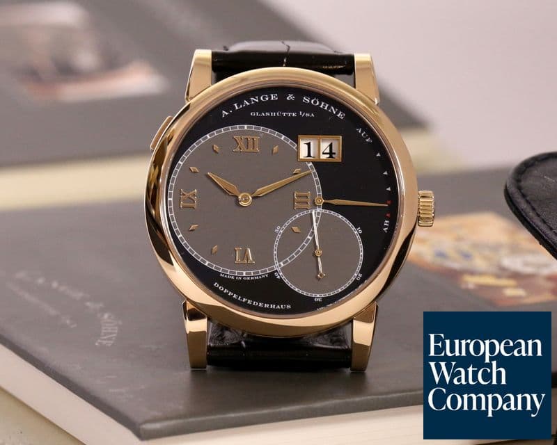 Image of A. Lange and Sohne Grand Lange 1 18K Rose Gold / Black Dial 