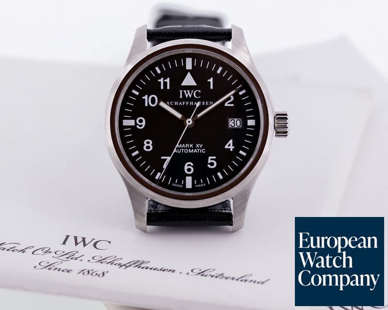 Image of IWC Mark XV SS / Strap Black Dial 