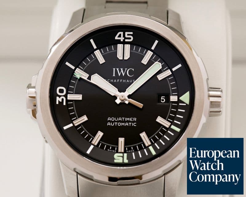 Image of IWC Aquatimer Automatic Black Dial SS / SS