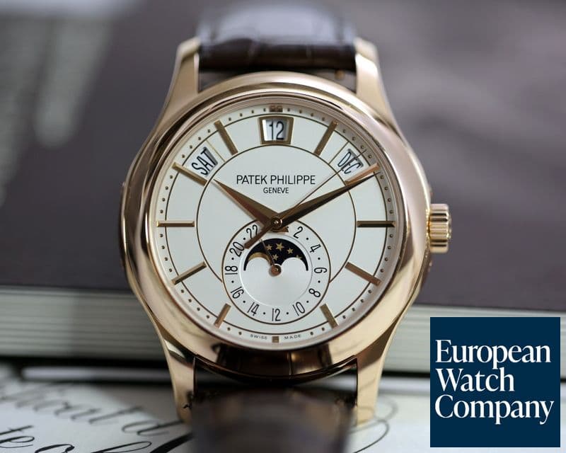 Image of Patek Philippe Annual Calendar Silver Dial 18K Rose Gold 

