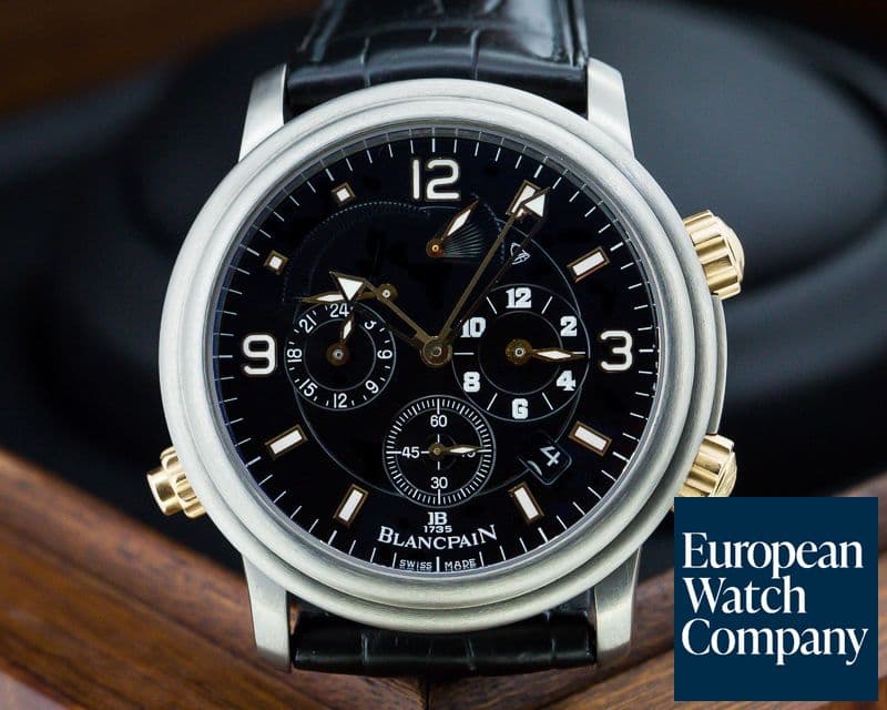 Image of Blancpain Leman Reveil GMT Titanium / Rose Gold