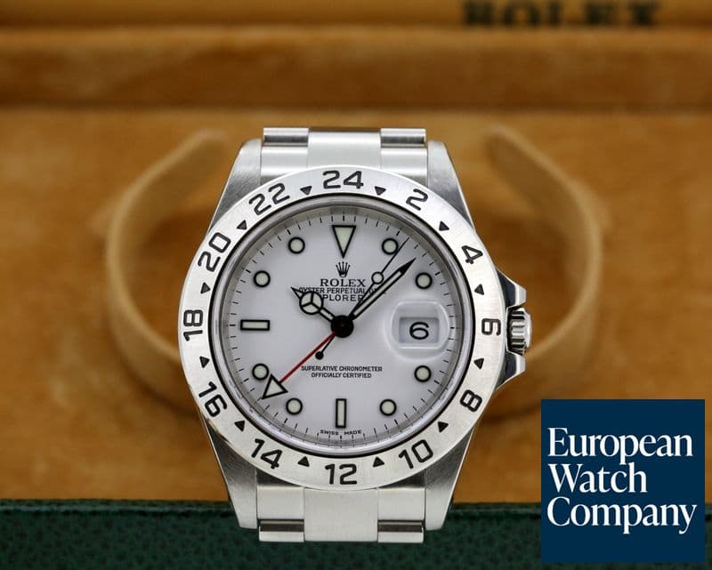 Image of Rolex Explorer II White Dial 