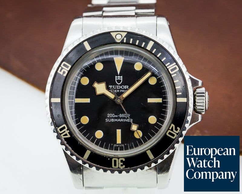 Image of Tudor Vintage Snowflake Submariner No Date Black Dial