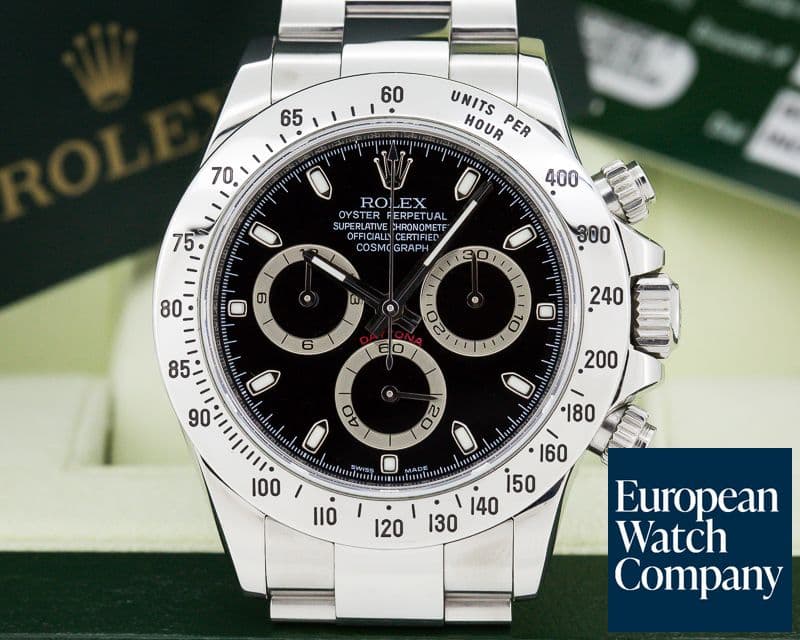 Image of Rolex Daytona SS Black Dial