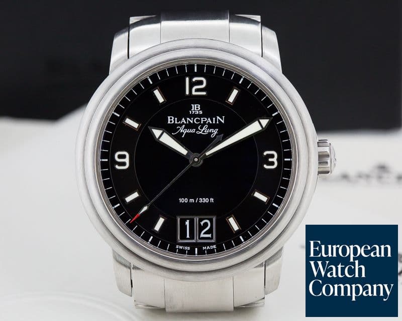 Image of Blancpain Aqualung Big Date Black Dial Limited SS / SS

