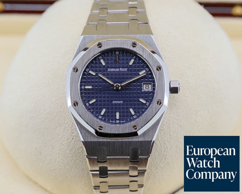 Image of Audemars Piguet Royal Oak Blue Dial SS