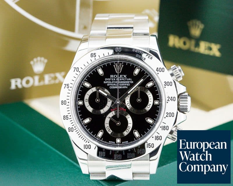 Image of Rolex Daytona SS Black Dial