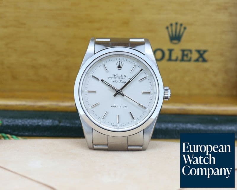 Image of Rolex Oyster Perpetual Air King SS Silver Stick 
