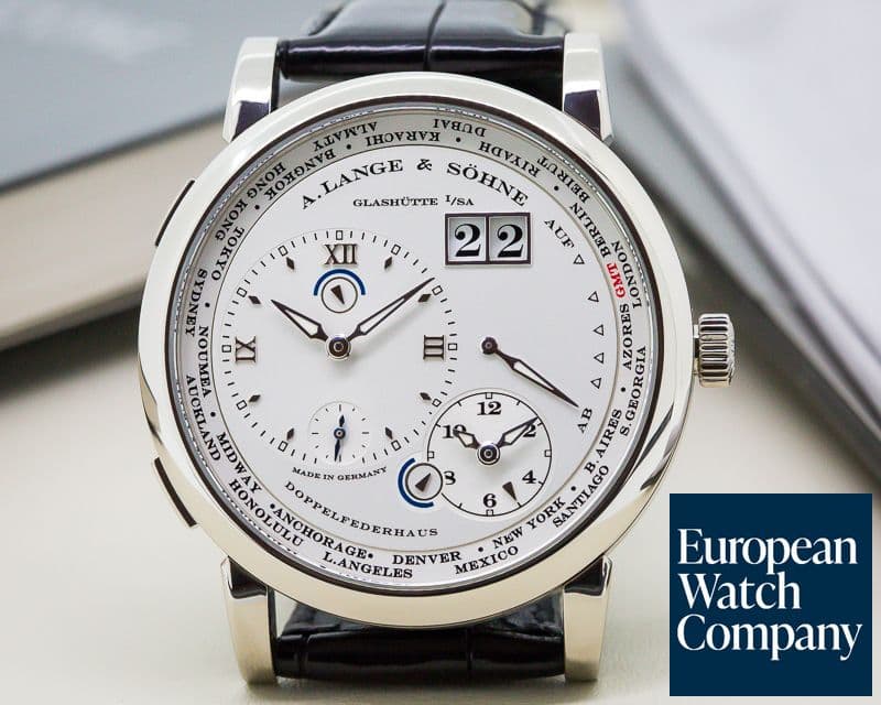 Image of A. Lange and Sohne Lange 1 Time Zone 18K White Gold