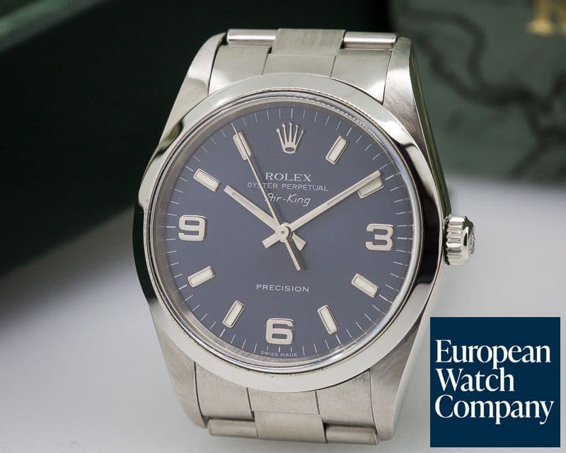 Image of Rolex Air King Blue Dial SS