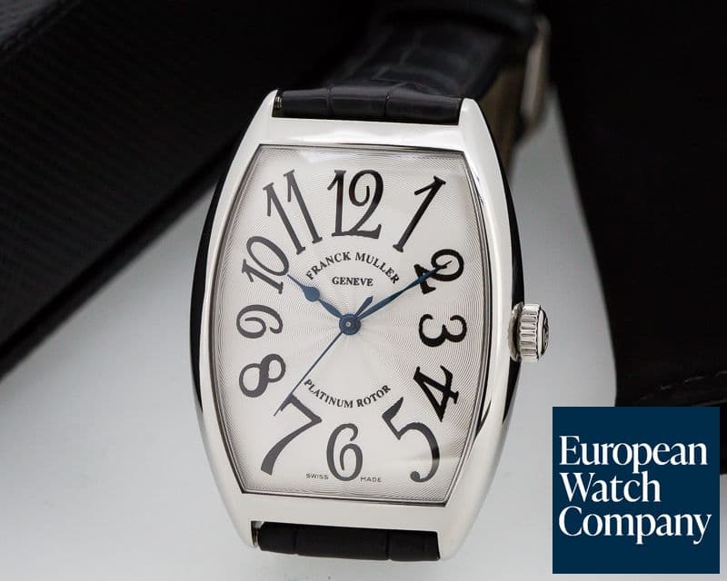 Image of Franck Muller Cintree Curvex SS Platinum Rotor Automatic Silver Dial 

