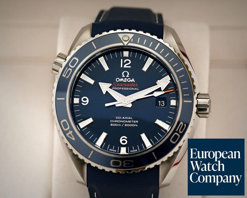 Image of Omega Seamaster Planet Ocean 600M Co-Axial Blue Dial / Titanium 