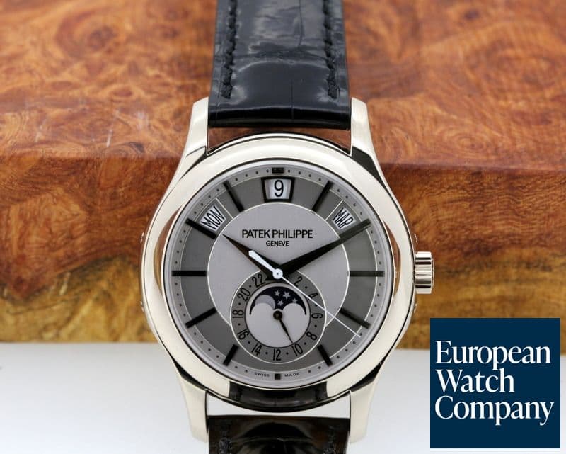 Image of Patek Philippe Annual Calendar Silver Dial 18K White Gold 

