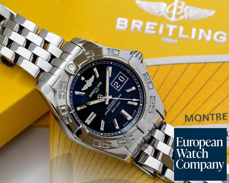 Image of Breitling Galactic 41 Black Dial SS / SS
