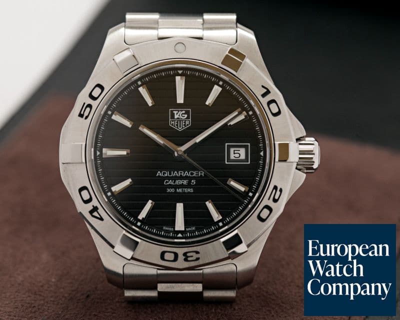 Image of TAG Heuer Aquaracer Black Dial SS 