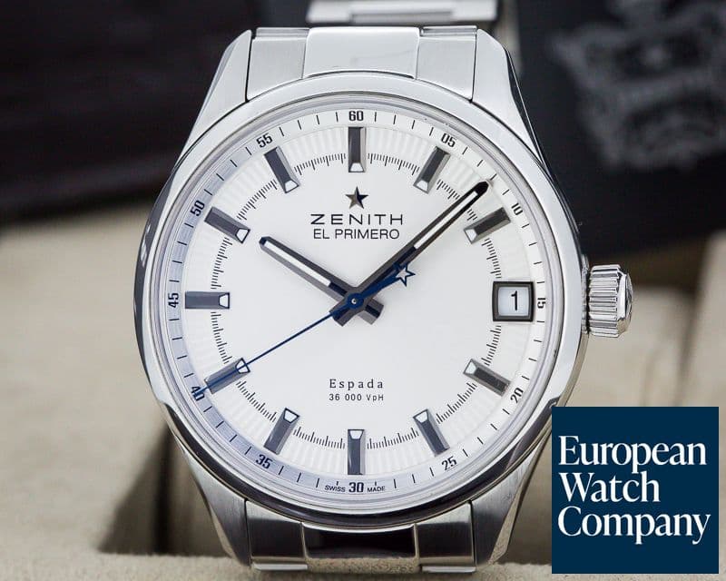 Image of Zenith El Primero Espada Silver Dial SS / SS