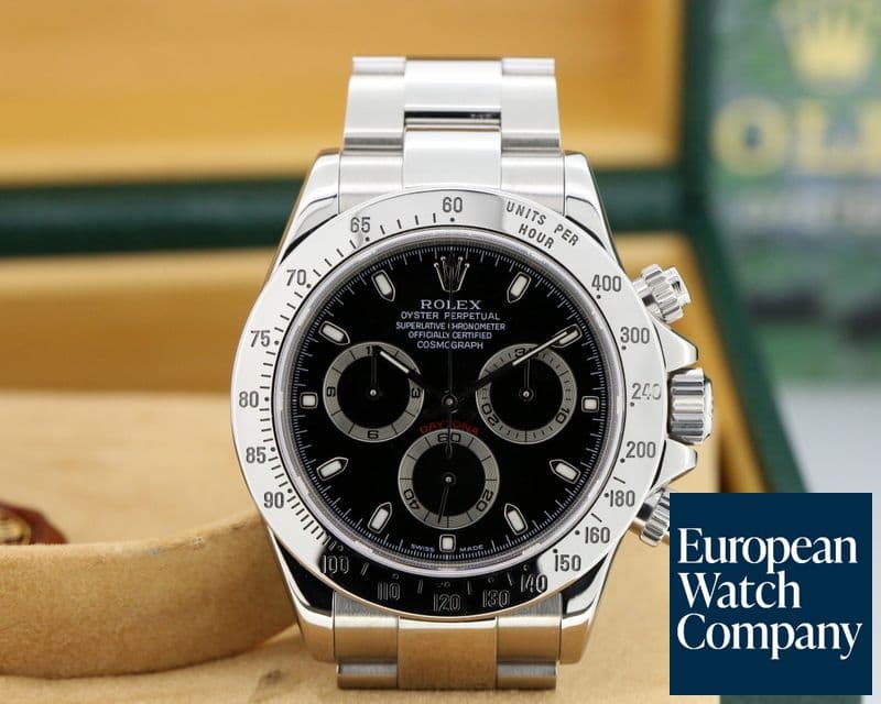 Image of Rolex Daytona SS Black Dial
