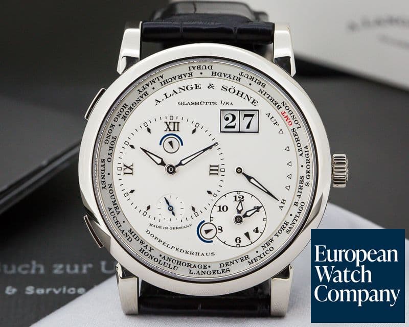Image of A. Lange and Sohne Lange 1 Time Zone 18K White Gold