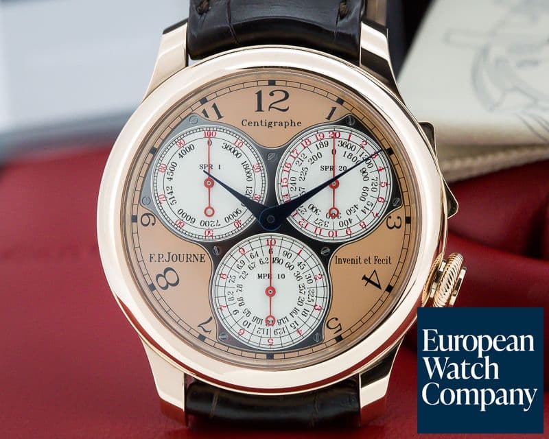 Image of F. P. Journe Centigraphe Souverain 18K Rose Gold / Rose Dial 