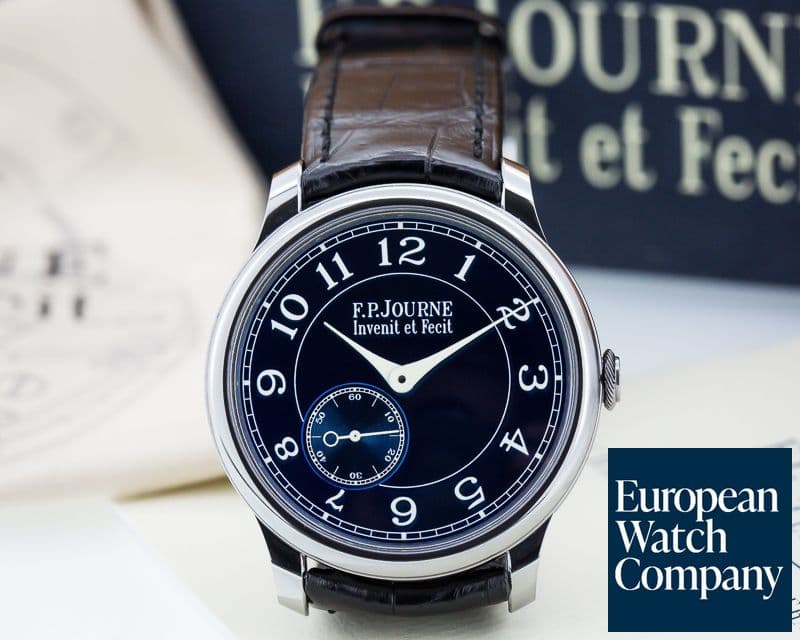 Image of F. P. Journe Chronometre Bleu Tantalum Blue Dial 