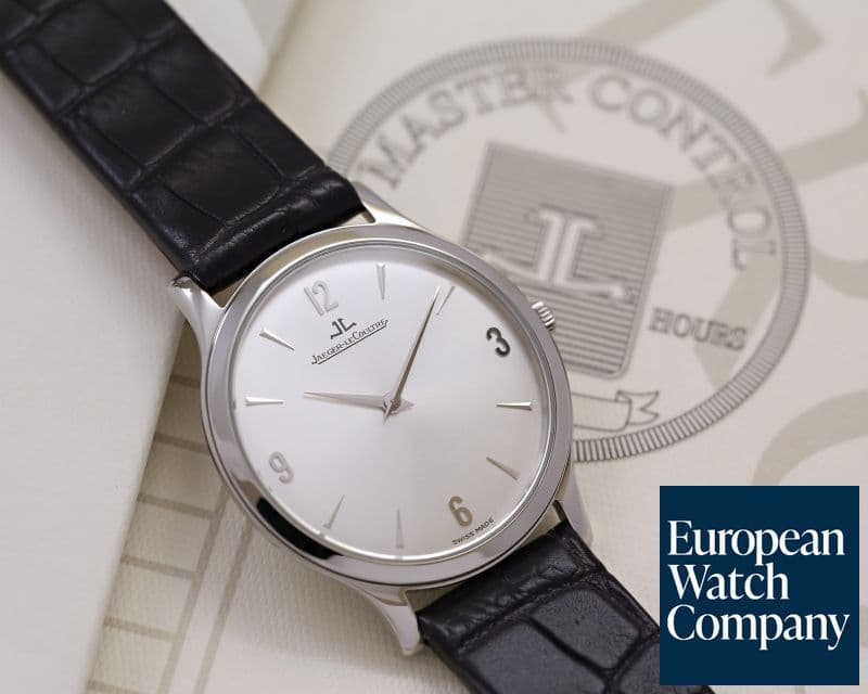 Image of Jaeger LeCoultre Master Ultra Thin SS / Silver Dial 