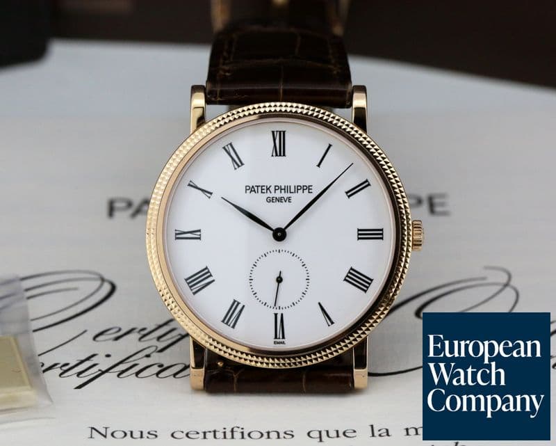 Image of Patek Philippe Calatrava 18K Rose Gold Enamel Dial