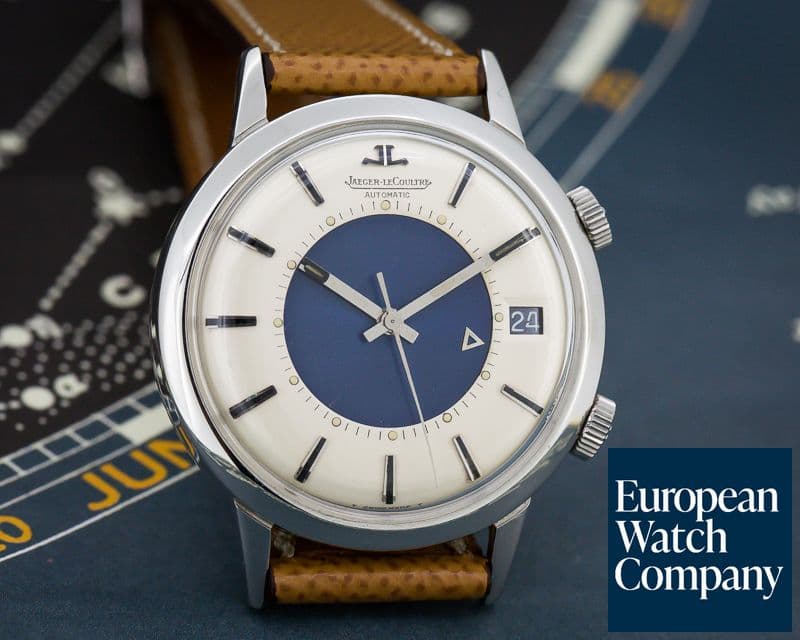 Image of Jaeger LeCoultre Vintage Memovox Automatic Blue Tuxedo Dial SS