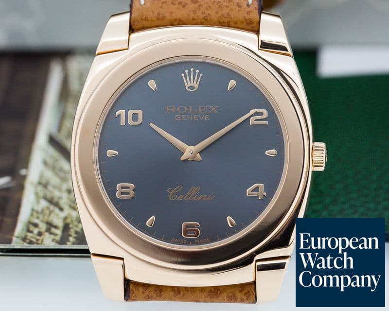Image of Rolex Cellini Cestello 18K Rose Gold / Grey Dial