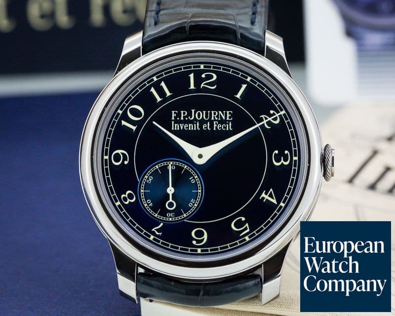 Image of F. P. Journe Chronometre Bleu Tantalum Blue Dial 